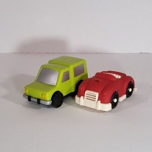 Battat Shape Sorting Garage Car Van + Preschool Toy Car Lot